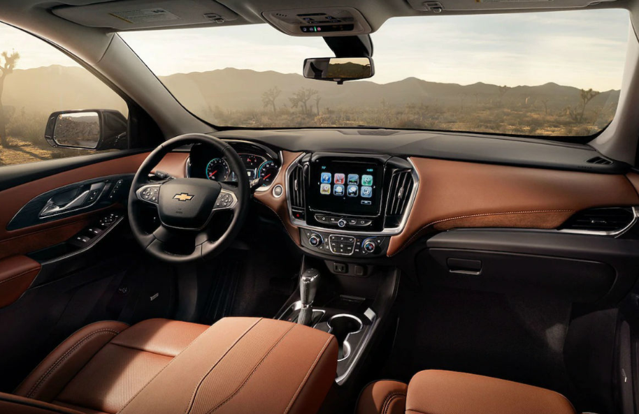 2020 chevy traverse redline interior