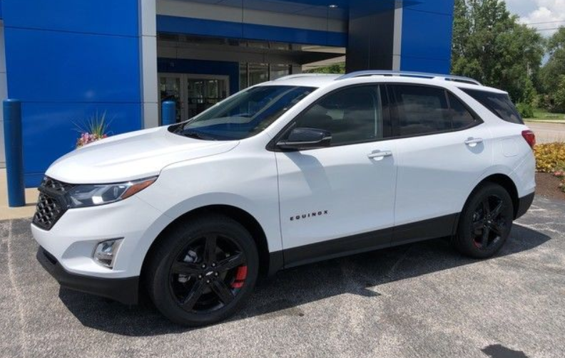 white 2020 chevrolet equinox