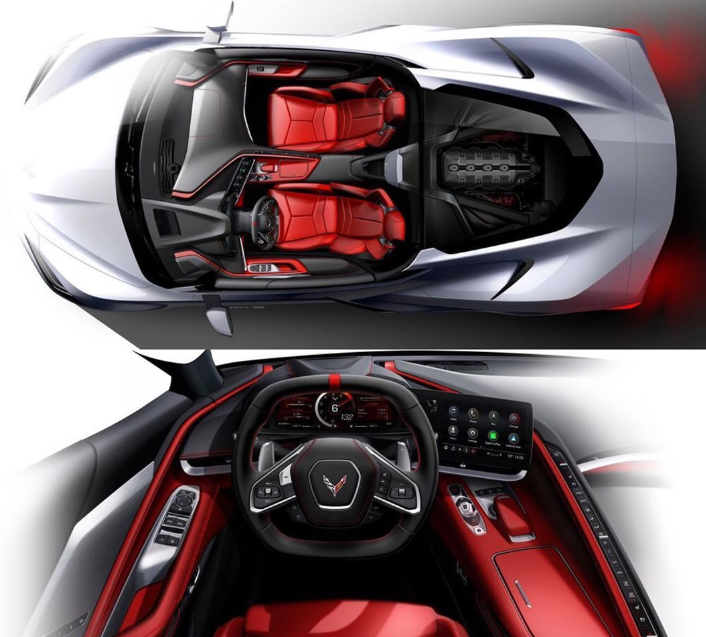 2020 Chevrolet Corvette Red Interior