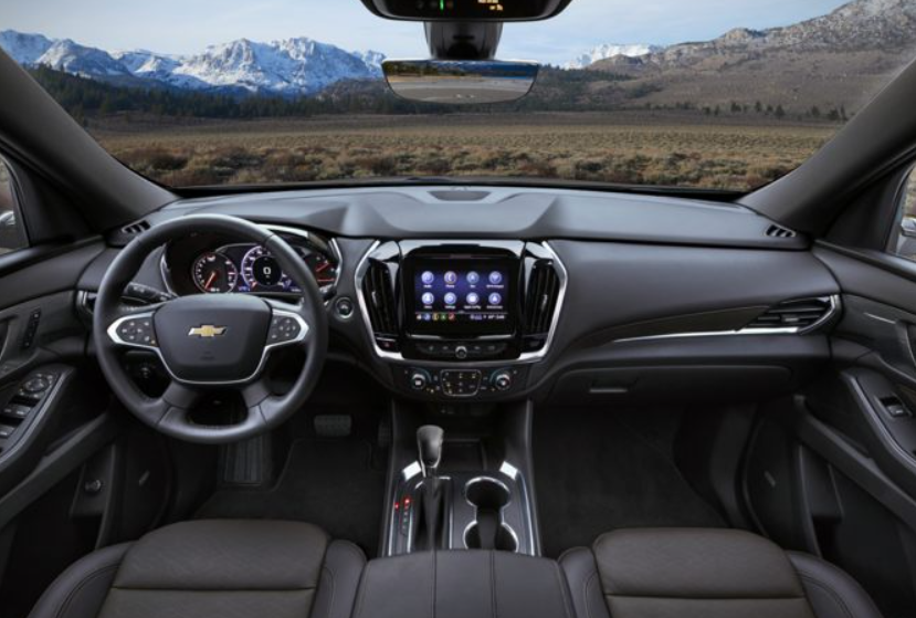 2022 Chevy Traverse RS Interior