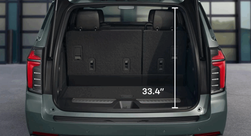 2026 Chevy Tahoe Interior Space