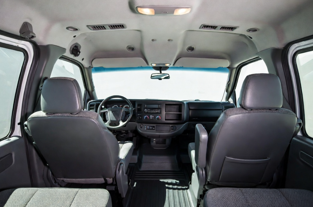 2027 Chevy Express Van Interior Cabin, Screens & Comfort
