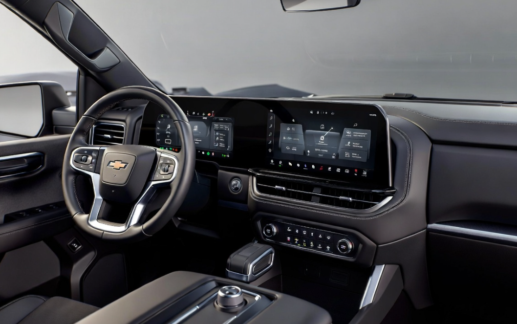 2027 Chevy Silverado Interior Spy Photos & Big Screen Upgrades